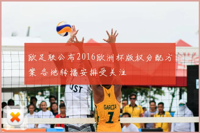 欧足联公布2016欧洲杯版权分配方案 各地转播安排受关注
